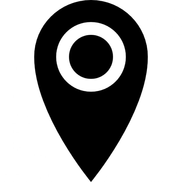 Map with pin pointers icon, comics style. Map with pin vectors 