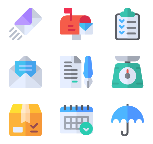Post office Icons - 76 free vector icons