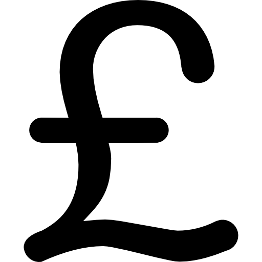 Uk pound icon - Transparent PNG  SVG vector