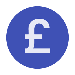 British pound, currency, finance, gbp, pound, pound sterling icon 