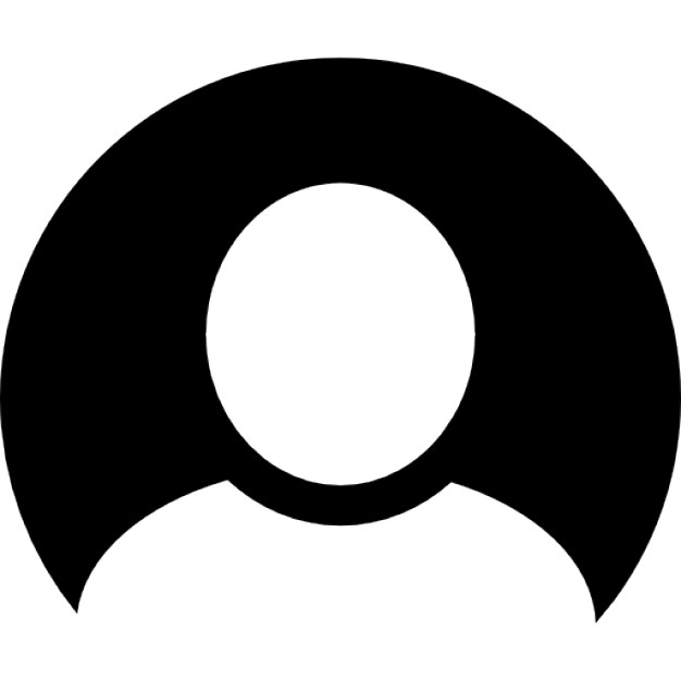 Profile icon male avatar portrait casual person silhouette 