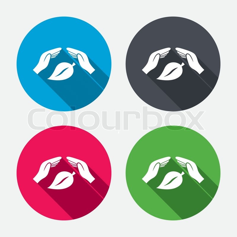 Hands Holding Symbol Family Family Protect Stock Vector 298631927 