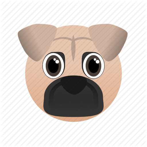 Pug,Nose,Cartoon,Snout,Fawn,Illustration,Canidae,Clip art,Puppy,Toy dog