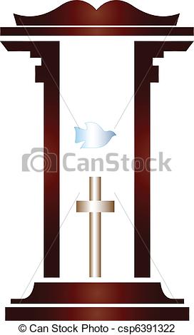 Man Pulpit Vector Icon Stock Vector 723483097 - 