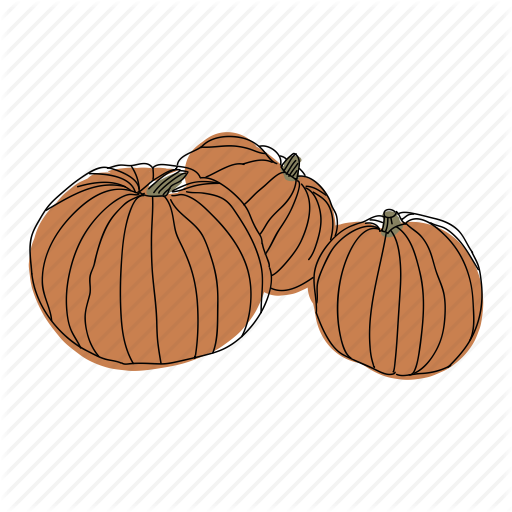 Halloween pumpkins icon Royalty Free Vector Image