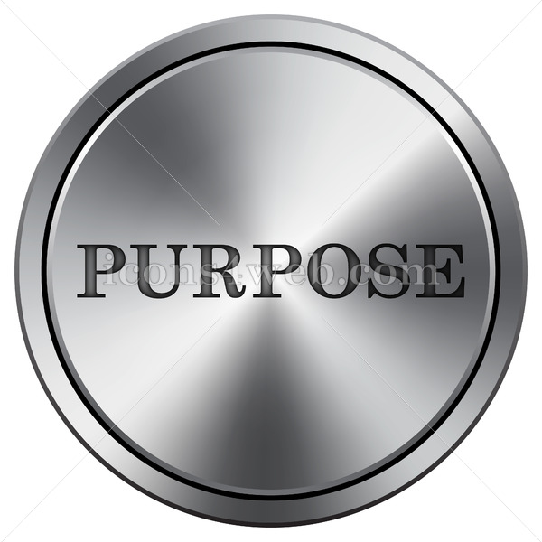 Definition Purpose Icon Stock Vector 1046151811 - 
