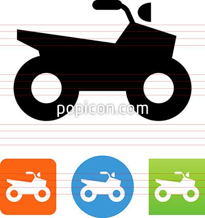 4x4, atv, cars, front view, quad bike, quadro, transportation icon 