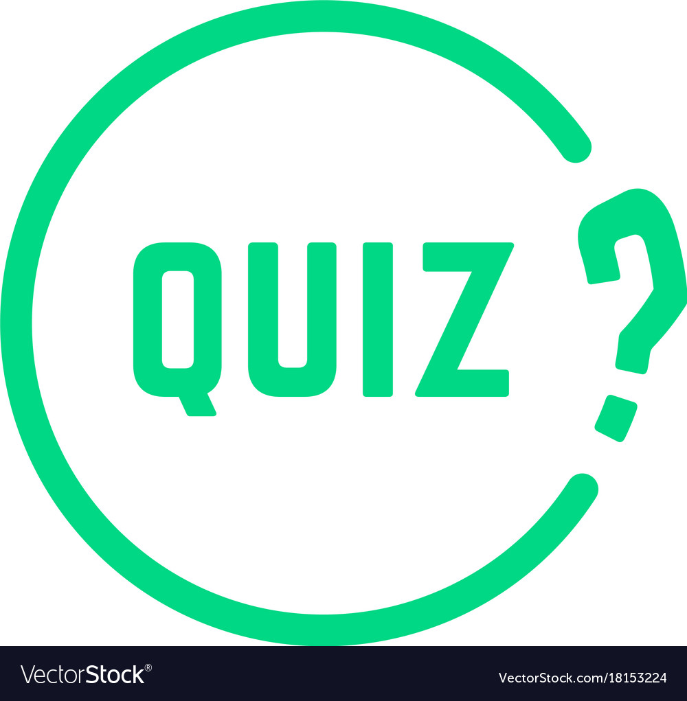 Quiz icon.  Stock Vector  Blankstock #62072767