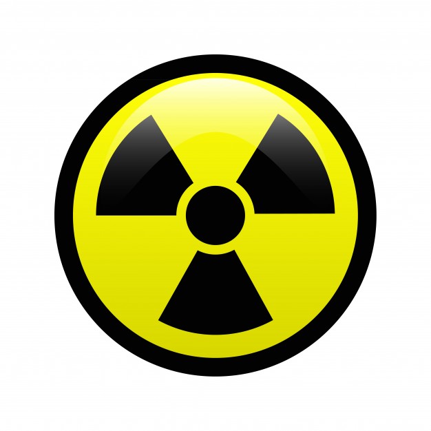 Radioactive symbol. Radiation icon. | Stock Vector | Colourbox