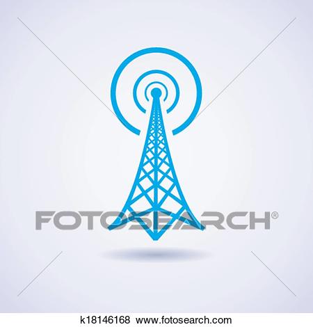 Broadcast communications tower Icons | Free Download