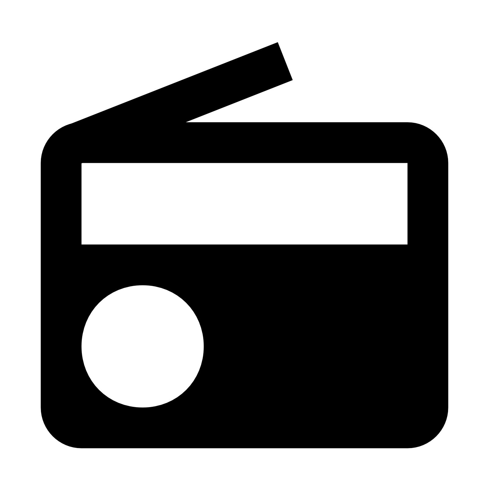Radio Icon - Travel, Hotel  Holidays Icons in SVG and PNG - Icon Library