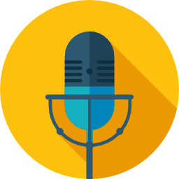 Yellow,Line,Circle,Microphone,Logo,Graphics,Symbol