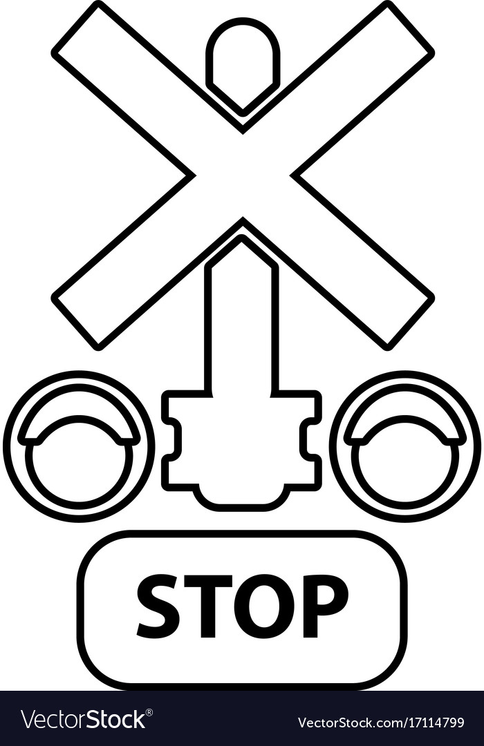Railway icon, vector design track, train, rail, railway 
