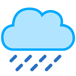 Cloud, drizzle, less rain, rain, rainy, weather icon | Icon search 