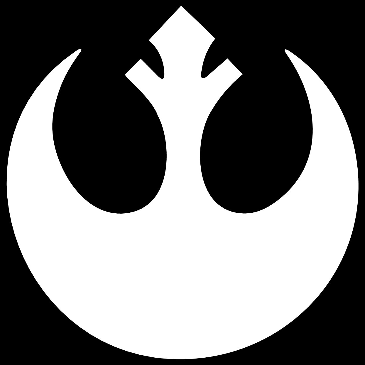 Star Wars Rebel Logo Vinyl Decal Sticker ANY COLOR
