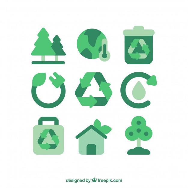 Recycle Icon With Black Bonus Job Symbols. Recycle Vector 