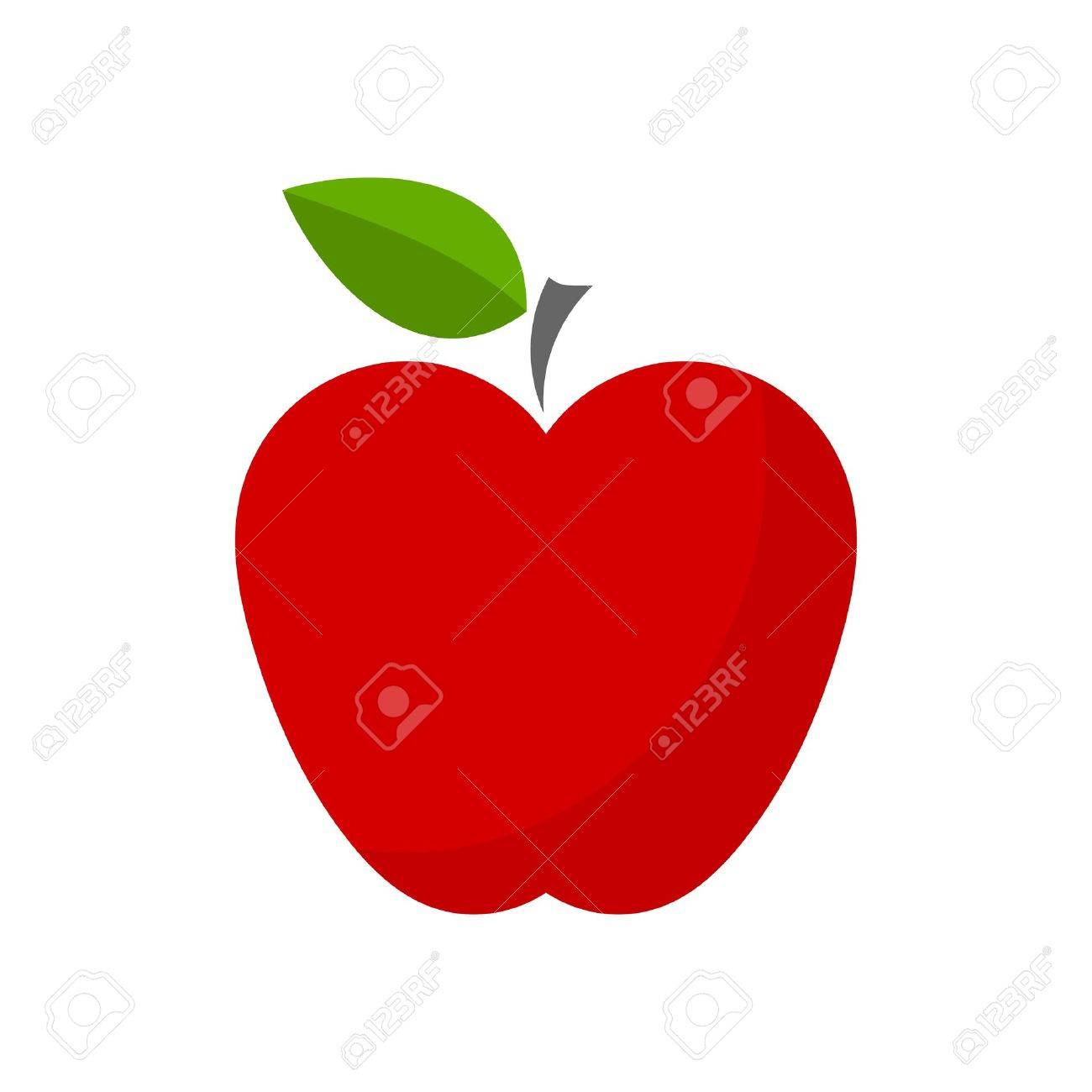 Red Apple Icon. Royalty Free Cliparts, Vectors, And Stock 