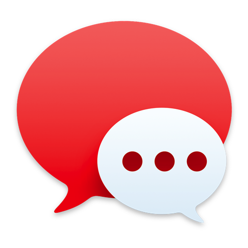 Messages Red icon 1024x1024px (ico, png, icns) - free download 