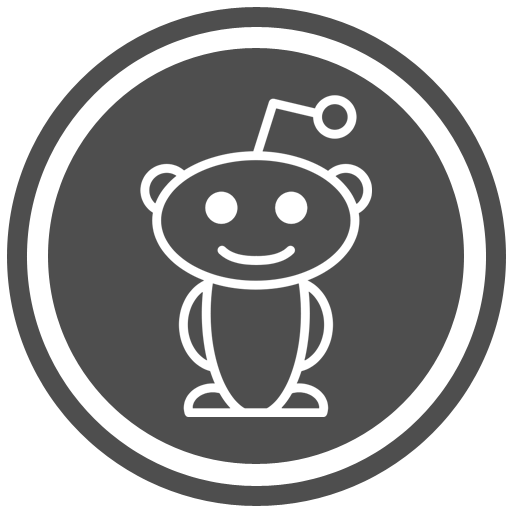Reddit silver icon - Transparent PNG  SVG vector
