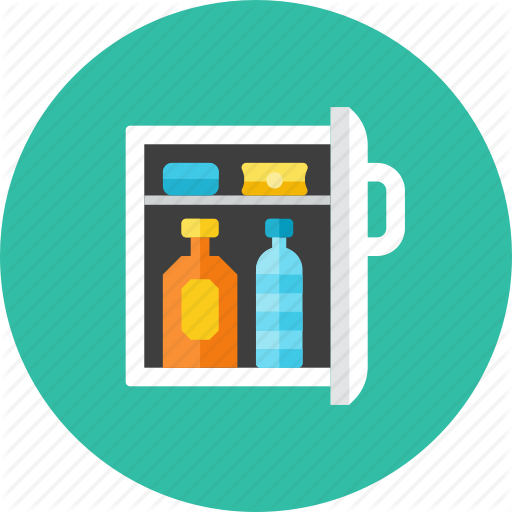 Appliance, food, fridge, home, kitchen, open, refrigerator icon 