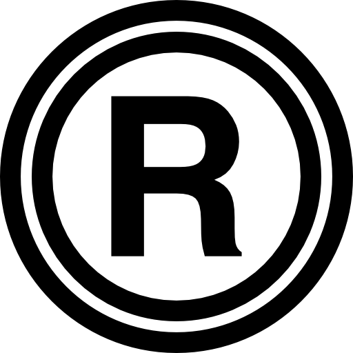 Registered Trademark Icon - Icons by Canva