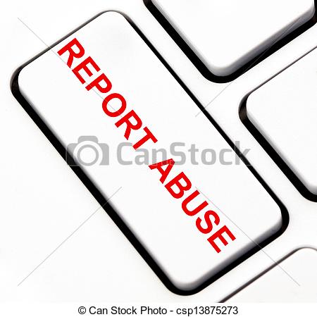 Report Abuse Icon Sign Complaint Abusing Stock Illustration 