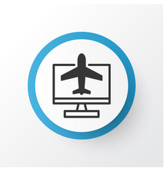 Online reservation icon symbol premium quality Vector Image