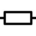 Carbon Resistor Icon And Symbol Stock Illustration - Illustration 