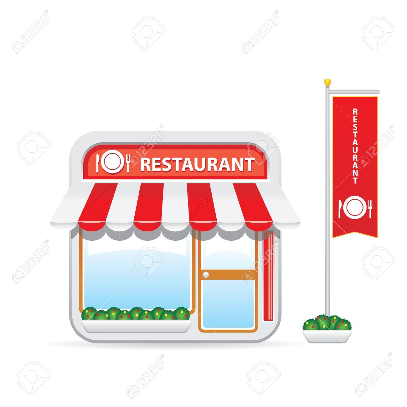 Restaurant - Free buildings icons