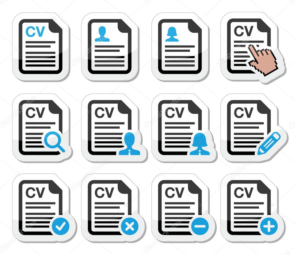 Resume Icons - 254 free vector icons