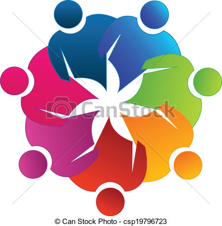 Reunion Diversity Group Community Vector Illustration Stock Vector 
