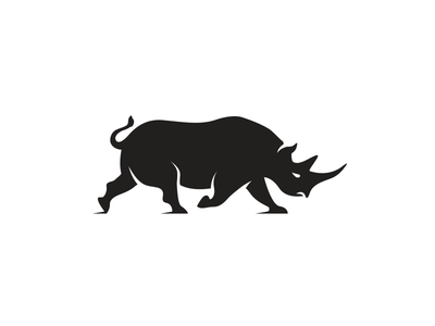 Rhinoceros Logo Vector Graphics Illustration Drawing, PNG, 800x800px,  Rhinoceros, Art, Artist, Black, Black And White Download