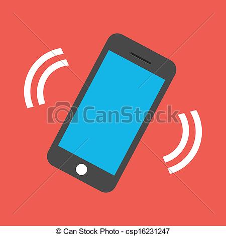 Simple Ringing Phone Icon - Free Clip Art