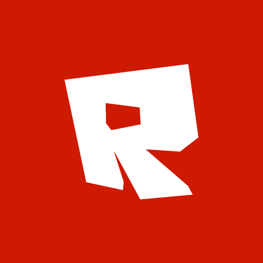 black and red roblox app icon