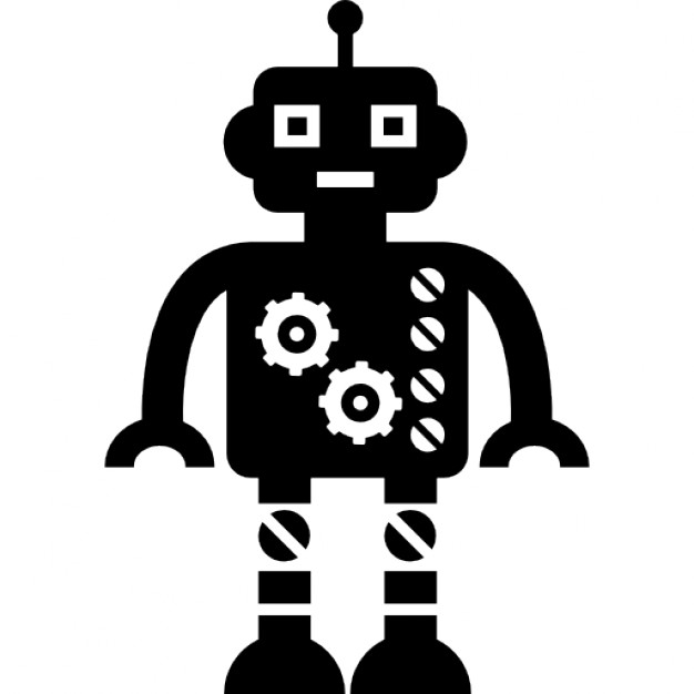 Artificial Intelligence (AI), Robot Icons Set Royalty Free 