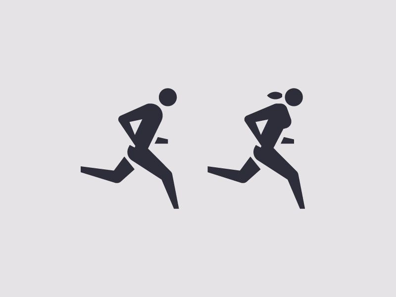 Person running icon design stock image. Image of body - 73290615