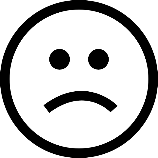 Sad Face Icon  
