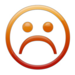 Sad emoticon square face Icons | Free Download