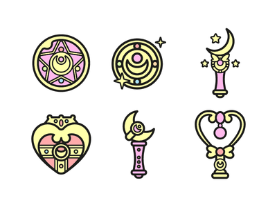 sailor moon icons