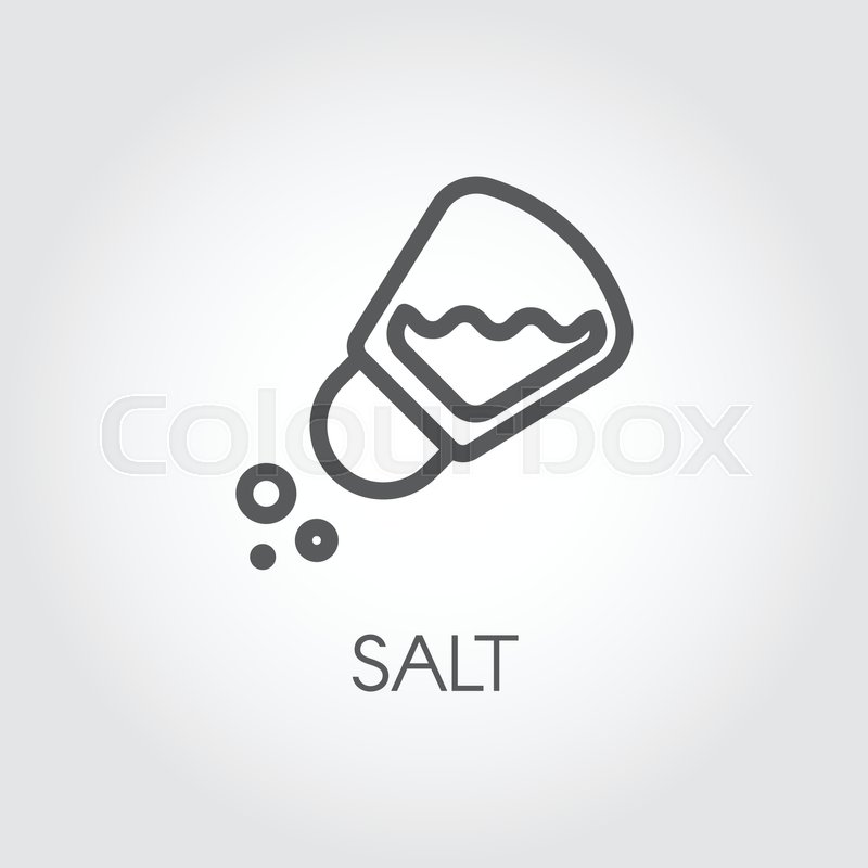 Salt shaker icon Royalty Free Vector Image - VectorStock