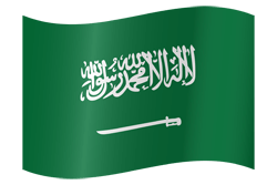 Square icon. Illustration of flag of Saudi Arabia