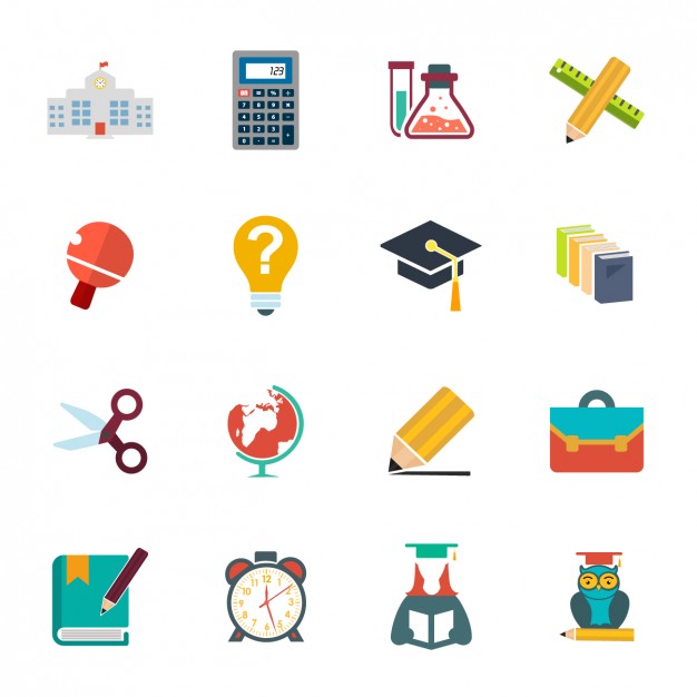 School icons Stock image and royalty-free vector files on Fotolia 