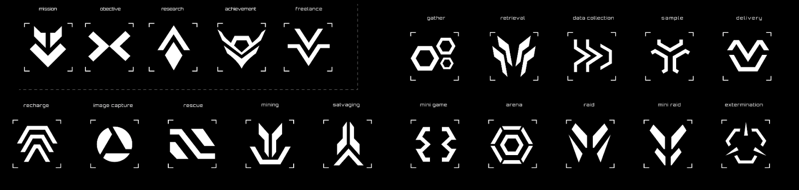 16 Sci-Fi Tech Space Logos ~ Objects ~ Creative Market