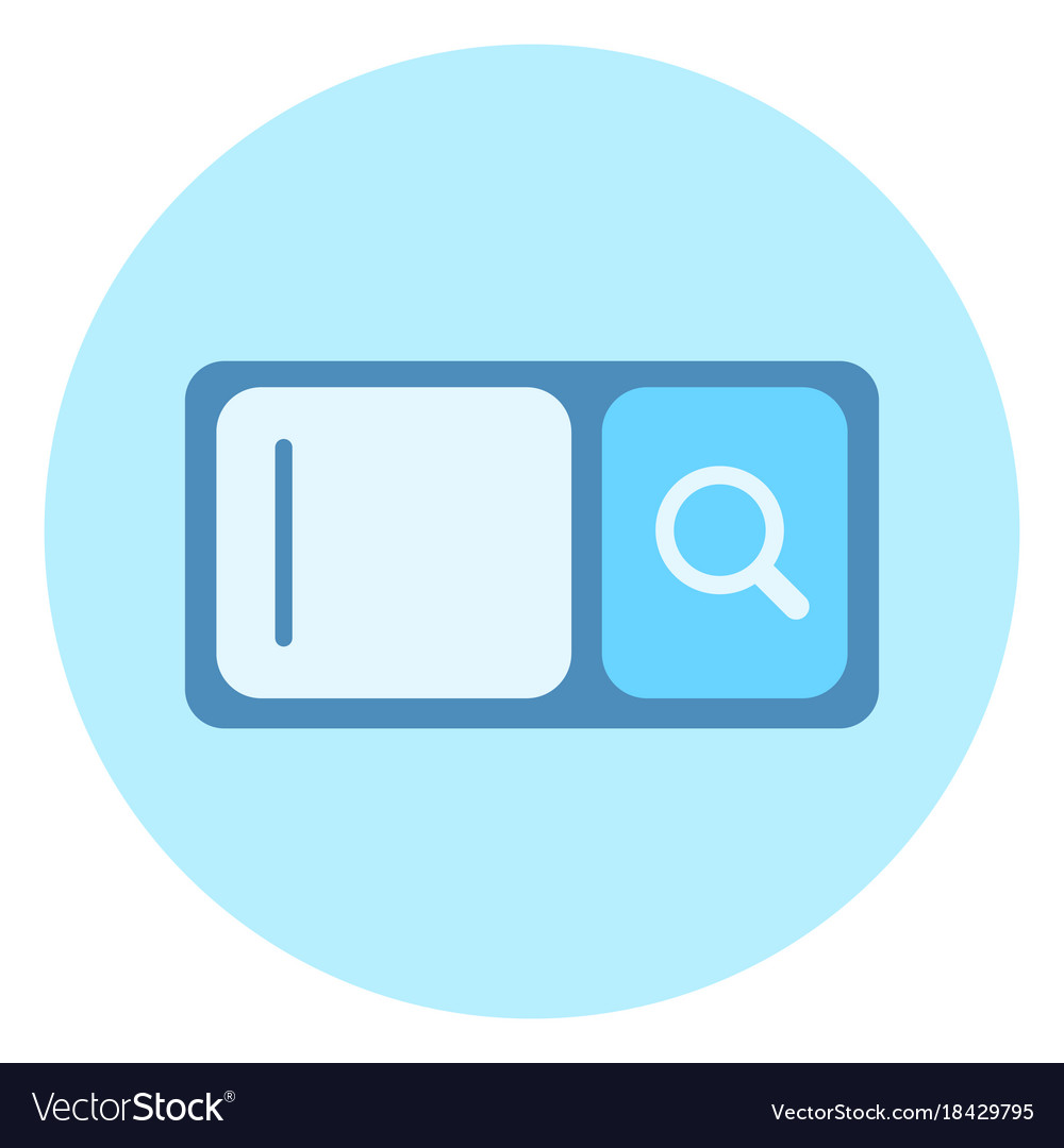 Search Bar With Mouse Pointer Stock Vector - Illustration of 