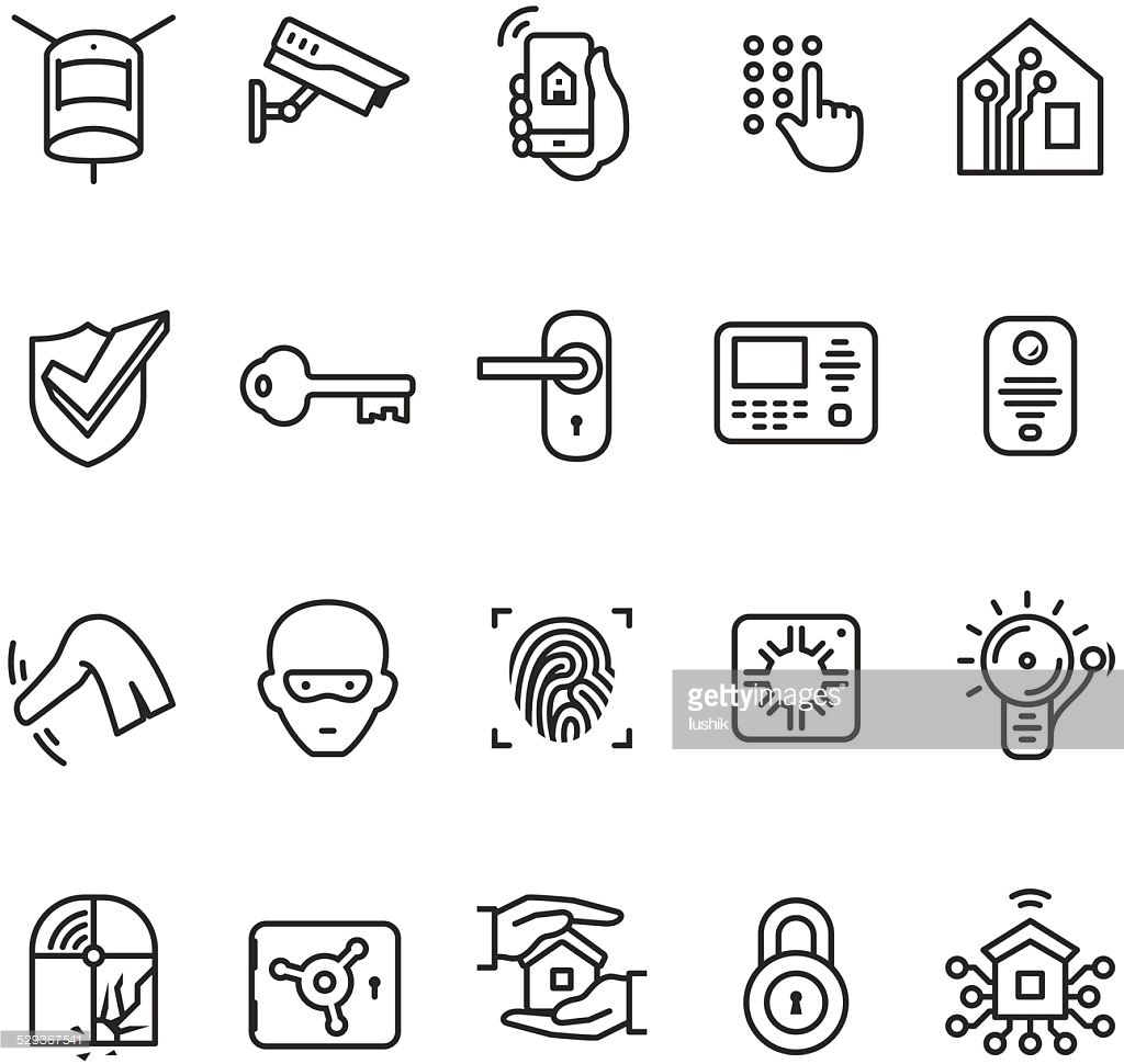 It Security Icons Simplus Series Vector Art | Thinkstock