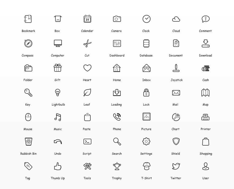 74-126-icon-set.jpg (600400) | Icons | Icon Library | Icons