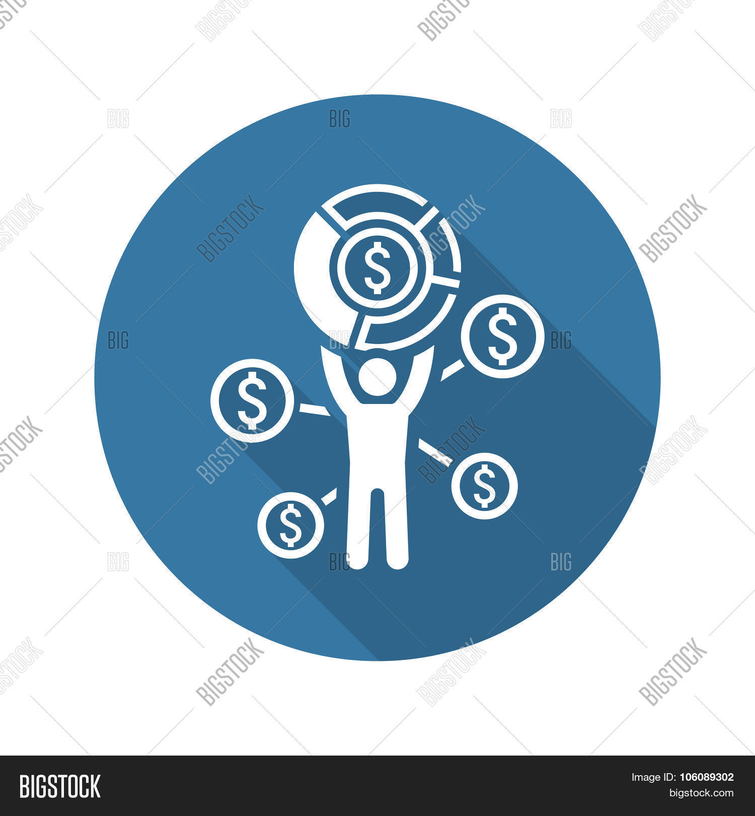 The share icon. Action symbol. Flat  Stock Vector  Vladvm #77040711