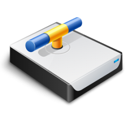 IconExperience  V-Collection  Hard Drive Network Icon