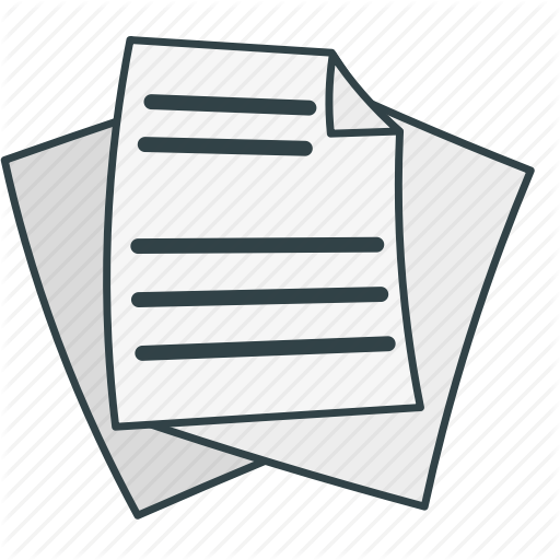 Documents, paper, sheets of paper icon | Icon search engine