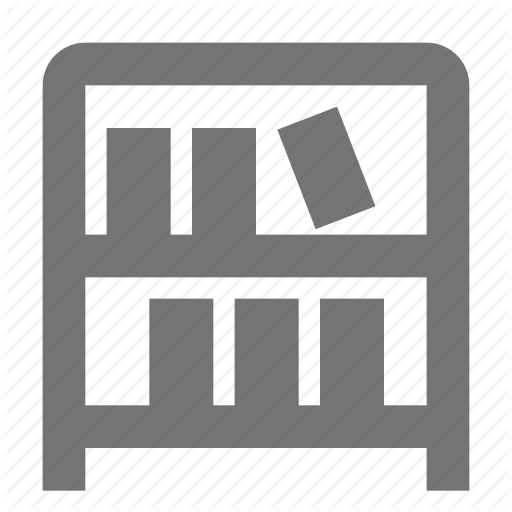 Book Shelf Icon - free download, PNG and vector